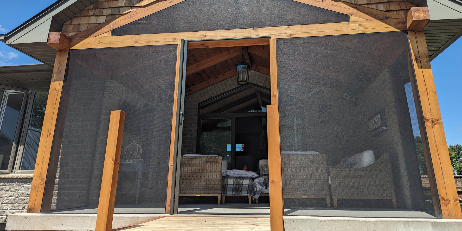 Dann's Screens And More - Screen Doors, Windows Screens, Retractable Screens projects in London Ontario and Lucan region