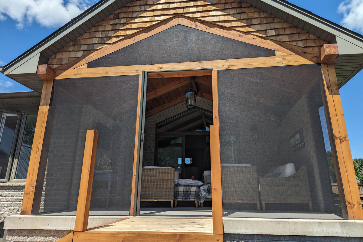 Dann's Screens And More - Screen Doors, Windows Screens, Retractable Screens projects in London Ontario and Lucan region